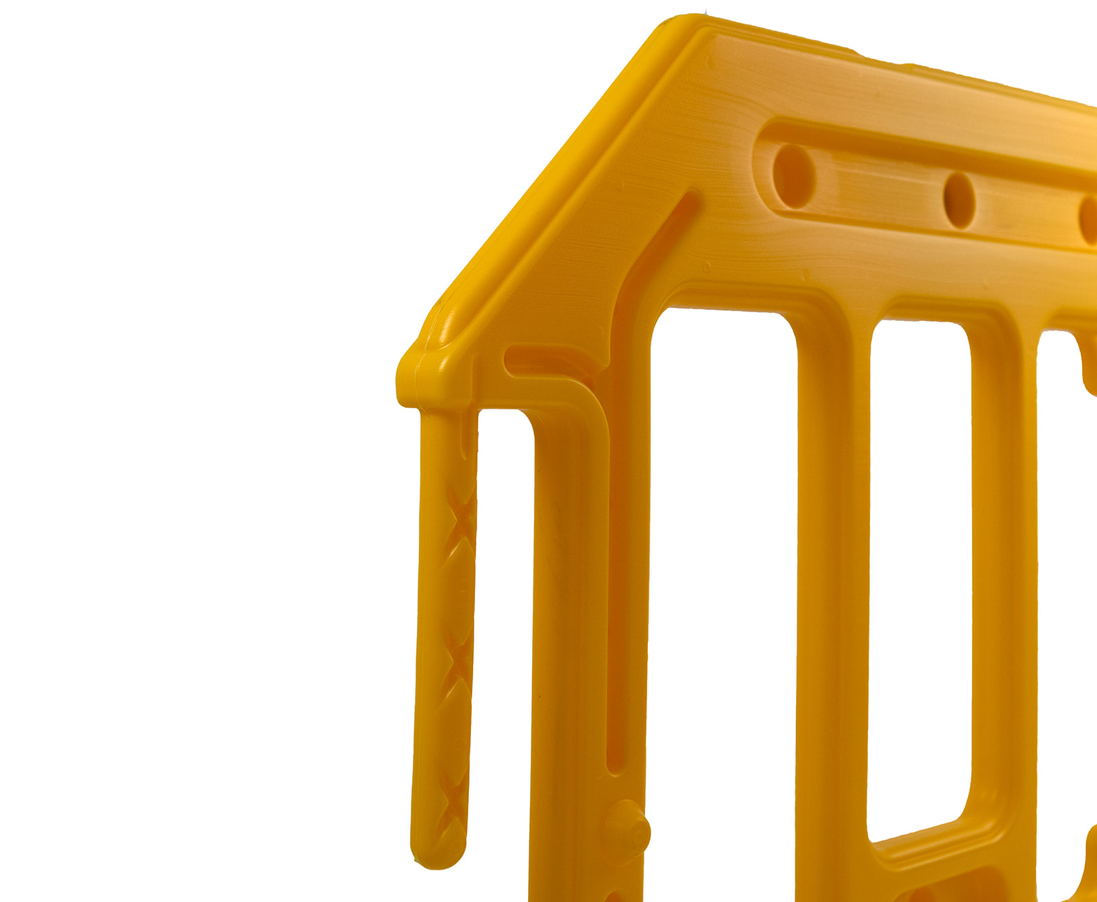 Construction barrier 'Gatebarrier' - yellow - 1000 x 2000 mm