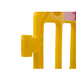 Construction barrier 'Gatebarrier' - yellow - 1000 x 2000 mm