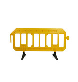 Construction barrier 'Gatebarrier' - yellow - 1000 x 2000 mm