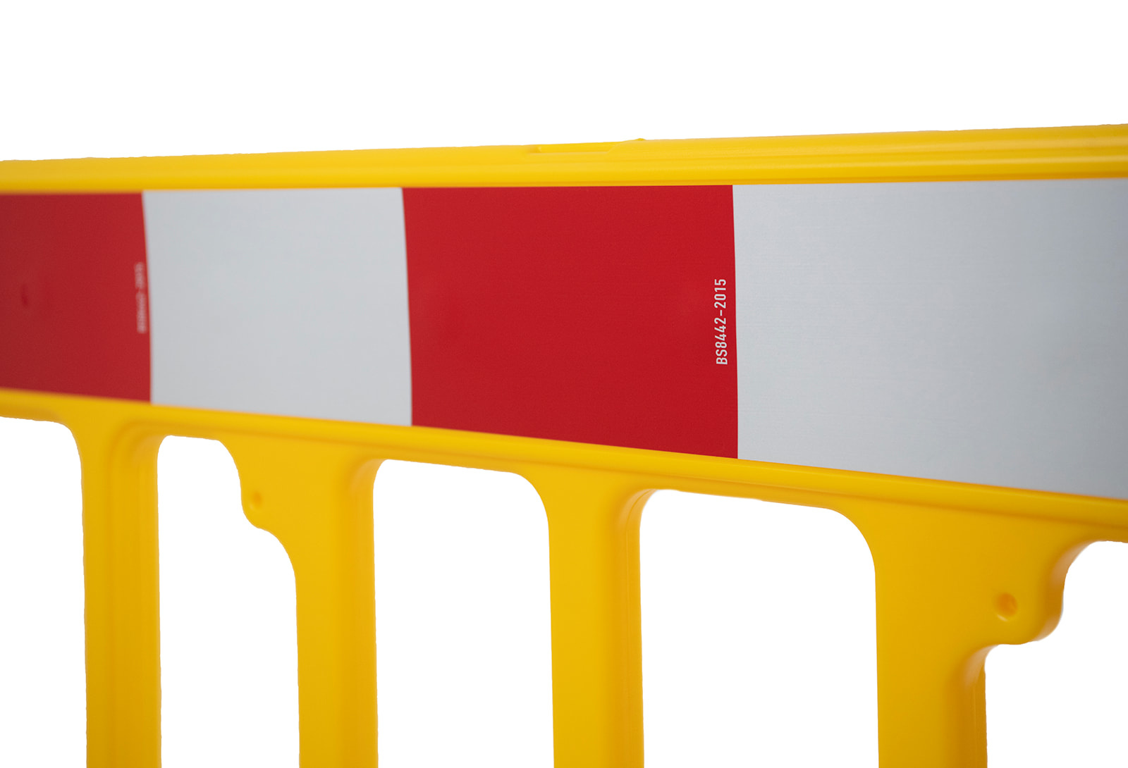 Construction barrier 'Gatebarrier' - yellow - 1000 x 2000 mm