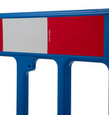 Construction barrier 'Gatebarrier' - blue - 1000 x 2000 mm