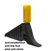 Werfhek 'Gatebarrier' - oranje - 1000 x 2000 mm