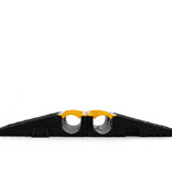 Foldable and portable hose bridge with covers - 2 x Ø 80mm