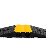 Foldable and portable hose bridge with covers - 2 x Ø 80mm