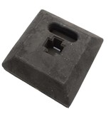 Base for temporary traffic signs  Minibloc 15kg  - socket 40 x 80