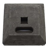 Base for temporary traffic signs  Minibloc 15kg  - socket 60 x 60