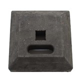 Base for temporary traffic signs  Minibloc 15kg  - socket 60 x 60