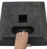 Base for temporary traffic signs  Minibloc 15kg  - socket 60 x 60