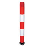 Balise auto-relevable FLEXPIN - rouge/blanc - différents hauteurs