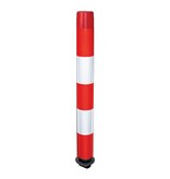 Flexible bollard FLEXPIN - red/white - various lengths