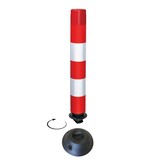 Flexible bollard FLEXPIN - red/white - various lengths
