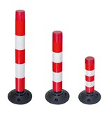 Balise auto-relevable FLEXPIN - rouge/blanc - différents hauteurs