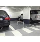 Arceau de parking 'Stopblock' avec serrure cylindrique + clés triangulaires