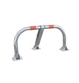Parking bracket 'Stopblock' with cylinder lock + triangualar keys