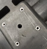 Parking bracket Stopblock on mounting base to embed