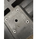 Parking bracket Stopblock on mounting base to embed