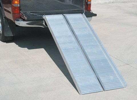 Portable ramp 182 cm in aluminium