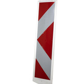 Balise de chantier Type 2 A+B + RA2 - 250 x 1000 mm - CHEVRONS/ARROW - (40x40 mm)
