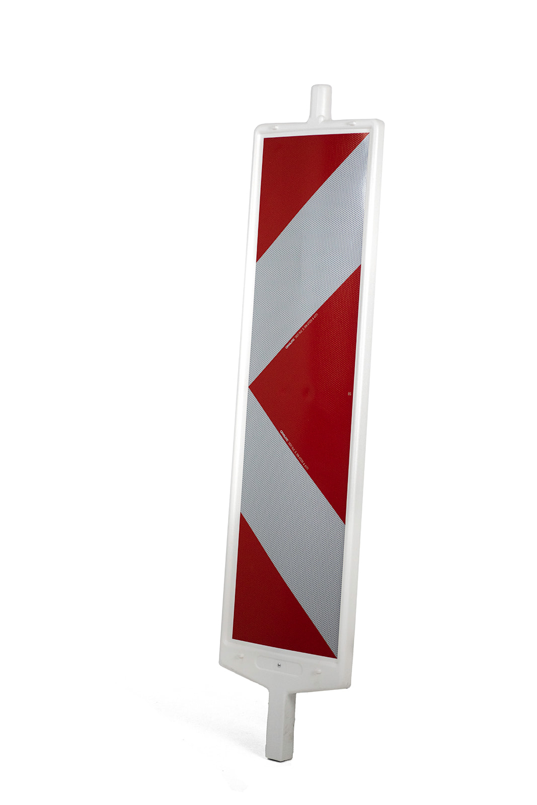 Balise de chantier Type 2 A+B + RA2 - 250 x 1000 mm - CHEVRONS/ARROW - (40x40 mm)