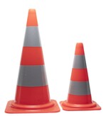 PVC traffic cone 75 cm - Class 2