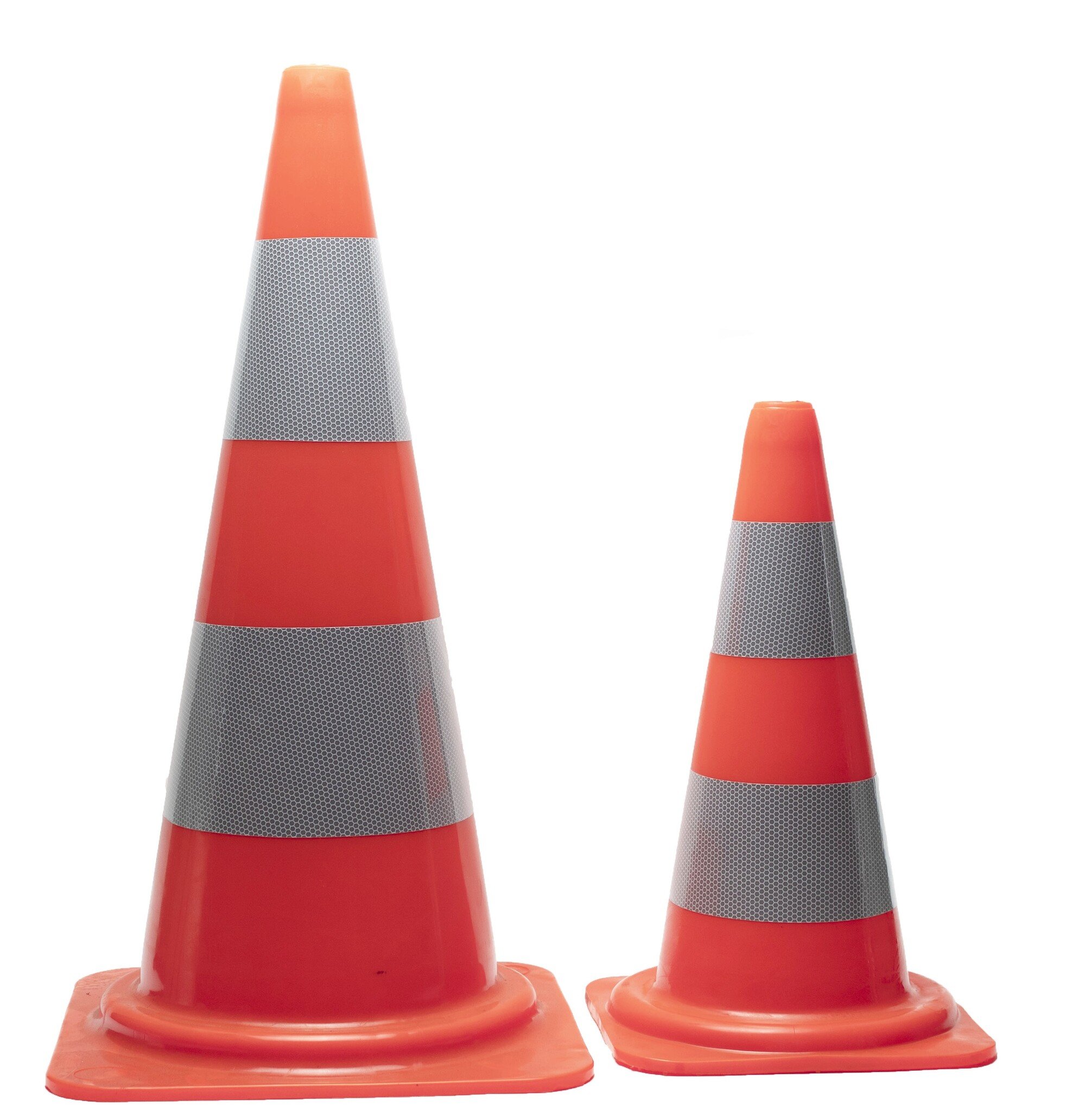 PVC traffic cone 75 cm - Class 2