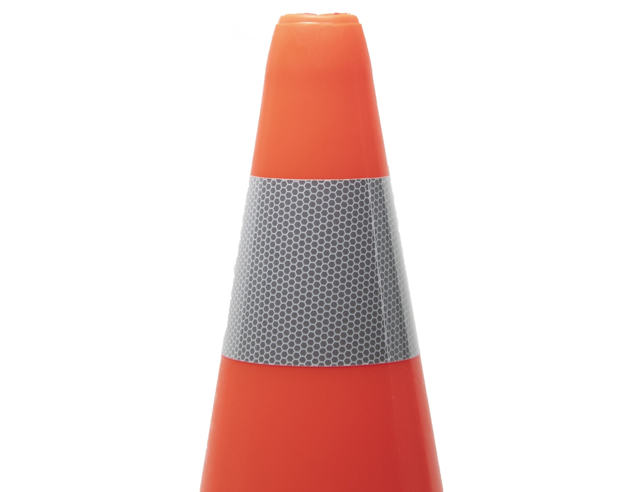 Cone de signalisation routière, pour la maison et l'entreprise, cônes  d'interdiction de stationner robustes en PVC 100% recyclé, fiables,  imperméables et résistants au vent de 45 cm, paquet de 6 : 