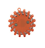 Orange hazard flare - magnetic and rechargeable