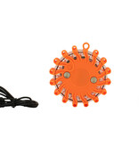 Orange hazard flare - magnetic and rechargeable