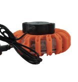 Orange hazard flare - magnetic and rechargeable