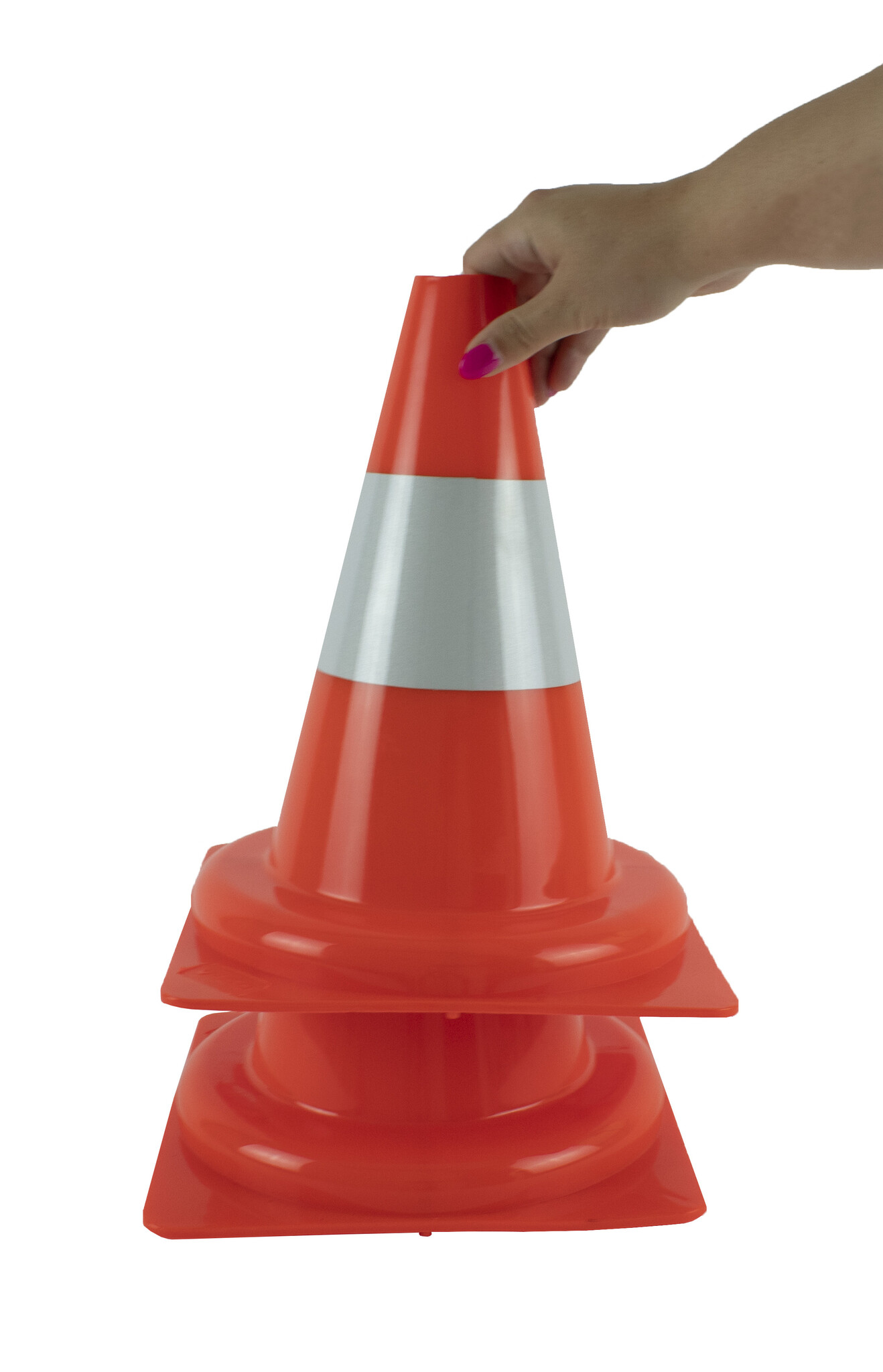 Cône de signalisation 30 cm PVC - Classe 1