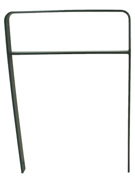 Platstaal fietsbeugel 750 x 1050 mm met dwarsbuis