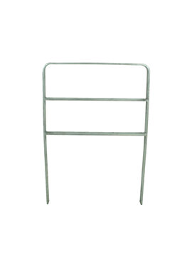 Platstaal fietsbeugel 750 x 1050 mm met twee dwarsbuizen