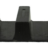 Kabelgoot/sleuf "Large" 30 x 101 x 13,5 cm - 2 kanalen + gele reflectoren