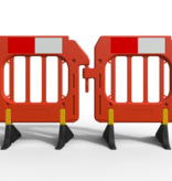 Construction barrier 'Gatebarrier' small - orange - 1000 x 1000 mm