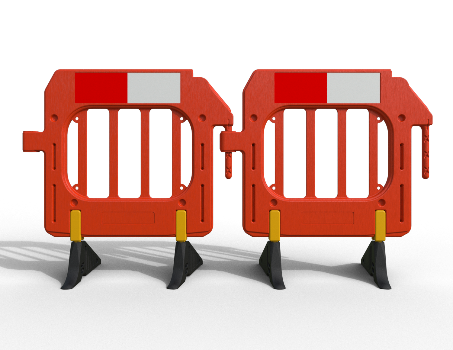 Construction barrier 'Gatebarrier' small - orange - 1000 x 1000 mm