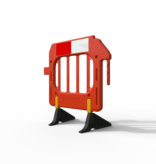Barrière de chantier 'Gatebarrier' petit - orange - 1000 x 1000 mm