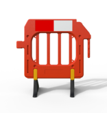 Barrière de chantier 'Gatebarrier' petit - orange - 1000 x 1000 mm