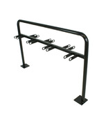 Dubbelzijdig steprek 7 stepplaatsen - 1600 x 1000 mm + galva + RAL 9005