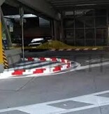 Rijbaanseparator VB chain - 165 x 600 MM + refl - rood