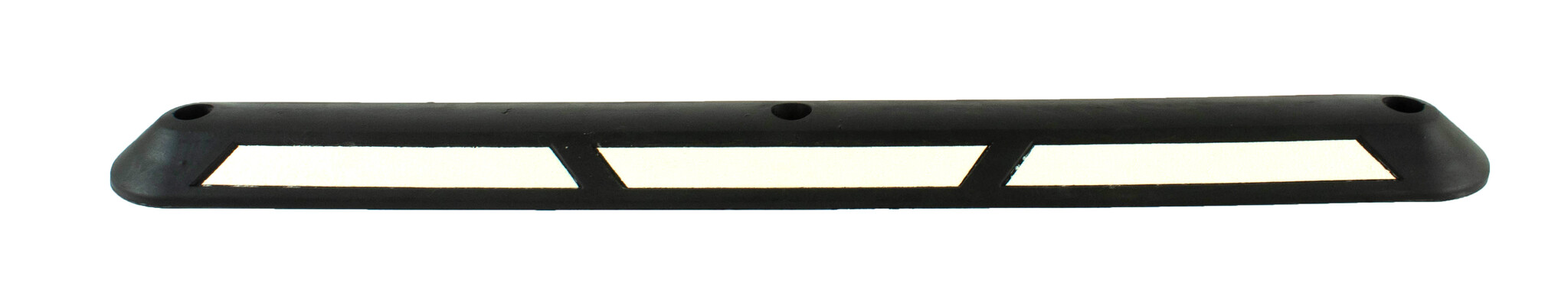 Bicycle lane divider 100 cm rubber black/white