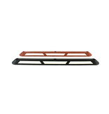 Bicycle lane divider 100 cm rubber red/white