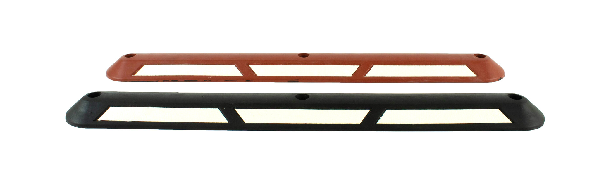 Bicycle lane divider 100 cm rubber red/white