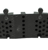 Hose protector "Medium" 30 X 85 X 10 cm - 2 cable ducts + 24 reflective cat's eyes