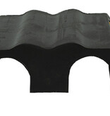 Kabelbrug 30 x 85 x 12,5 cm - 2 kanalen + gele reflectoren