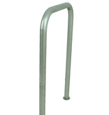 Bike Arc rack 600 x 1000 mm - galvanised - concrete