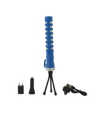 Baton de police lumineux - bleu - rechargeable