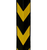 Protection d'angle en caoutchouc - angle droit - jaune/noir
