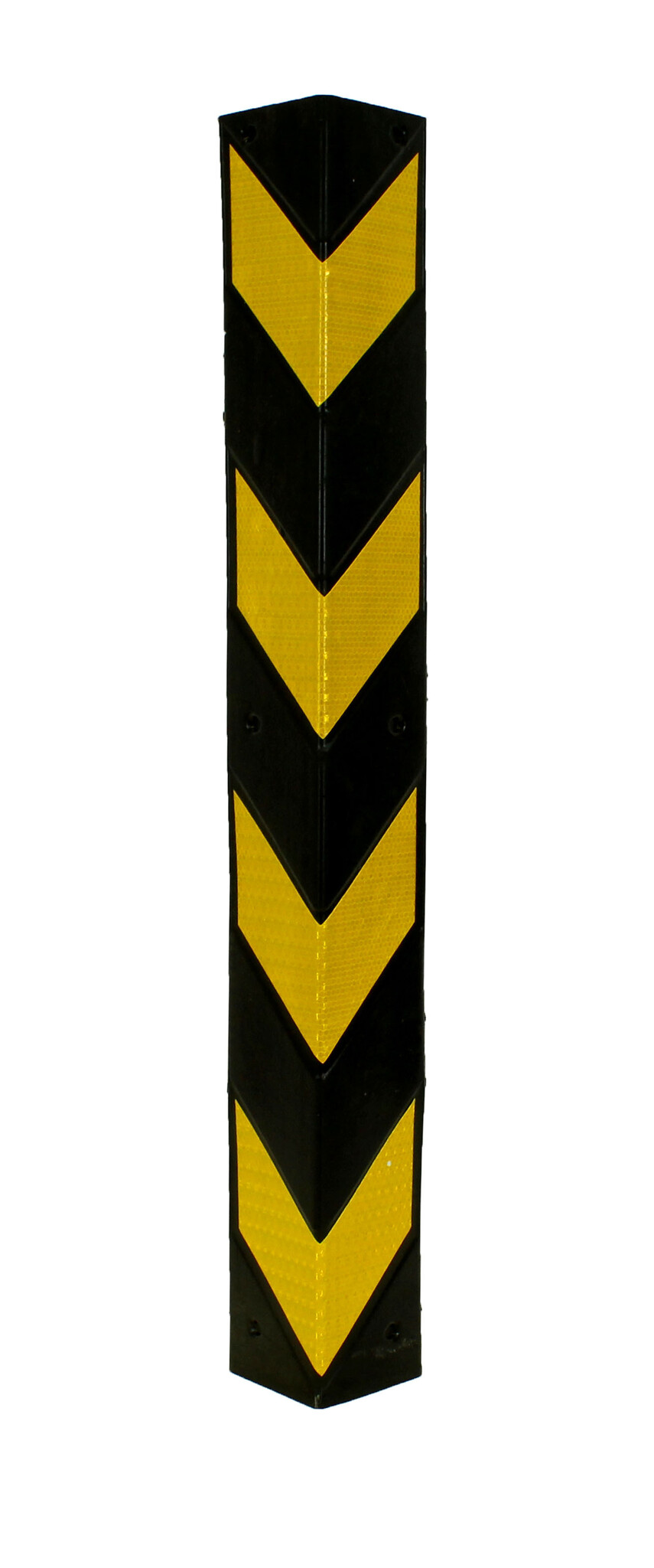 HOEKBESCHERMER 800 x100 x8 mm - geel/zwart