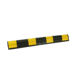 Rubber corner protector - rounded angle - yellow/black