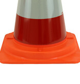 Cône de signalisation monopièce 75 cm SB 250 - entièrement réfléchissant RA2 Classe 2